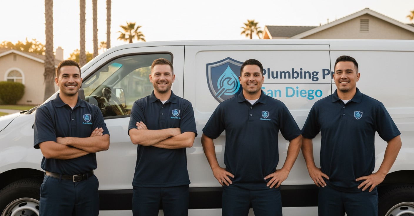 hero-about.jpg, Professional plumber team group photo, San Diego backdrop